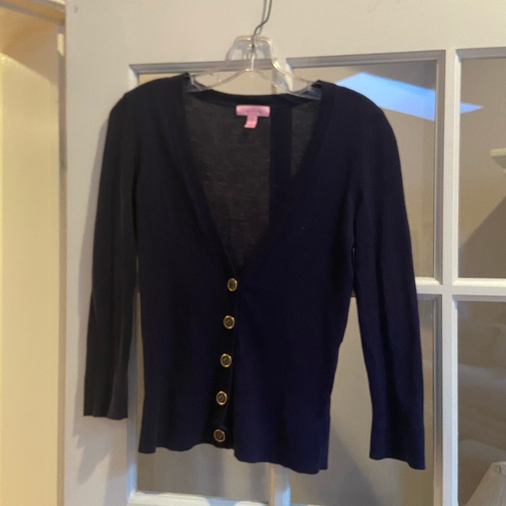 Lilly Pulitzer navy sweater